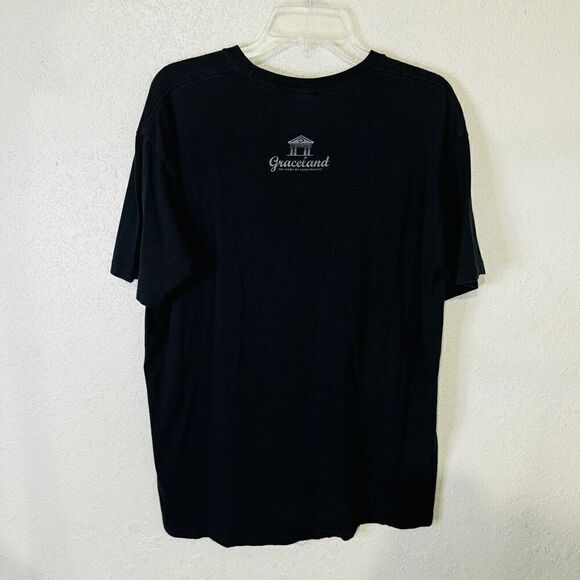 Graceland T-Shirt Elvis The King Black With Elvis Photo‎ Graphic Size X-Large - Picture 2 of 5